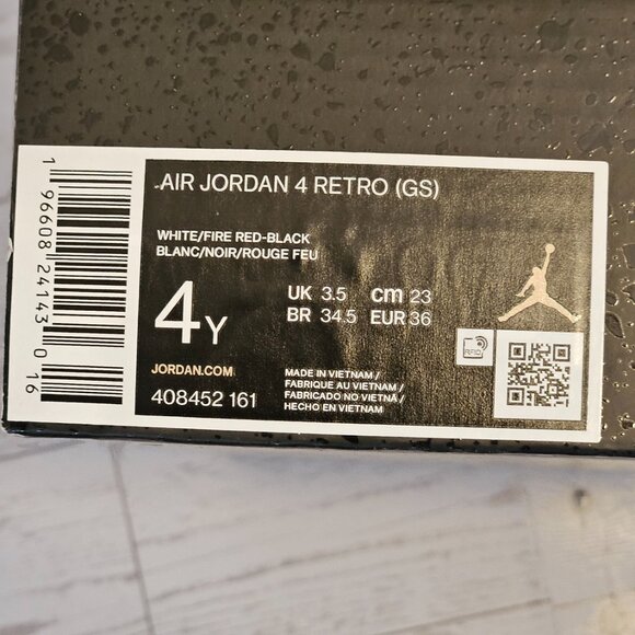 Air Jordan 4 Retro (GS) 4Y - Picture 5 of 5